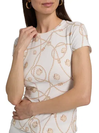 Generation Love Women's Eva Rope-Print T-Shirt | Thumbnail 6 Generation Love Women's Eva Rope-Print T-Shirt | Thumbnail 6