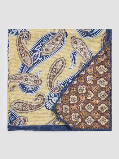 Kiton Men's Silk Pocket Square | Thumbnail 2 Kiton Men's Silk Pocket Square | Thumbnail 2