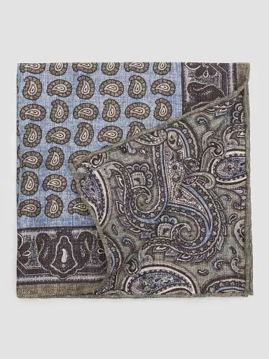 Kiton Men's Silk Pocket Square | Thumbnail 2 Kiton Men's Silk Pocket Square | Thumbnail 2