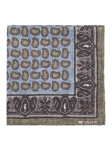 Kiton Men's Silk Pocket Square | Thumbnail 1 Kiton Men's Silk Pocket Square | Thumbnail 1