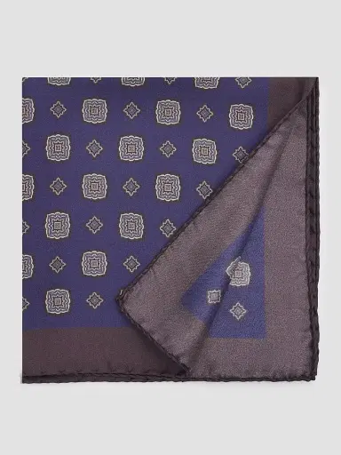 Kiton Men's Silk Pocket Square | Thumbnail 2 Kiton Men's Silk Pocket Square | Thumbnail 2