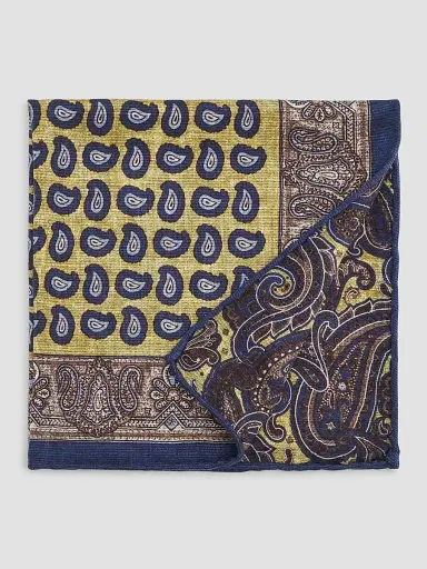 Kiton Men's Silk Pocket Square | Thumbnail 2 Kiton Men's Silk Pocket Square | Thumbnail 2