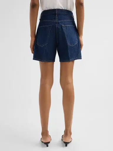 Jamie Haller Women's The Tailor Mid-Rise Denim Shorts - Raw Rinse | Thumbnail 3 Jamie Haller Women's The Tailor Mid-Rise Denim Shorts - Raw Rinse | Thumbnail 3