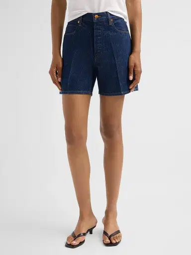 Jamie Haller Women's The Tailor Mid-Rise Denim Shorts - Raw Rinse | Thumbnail 4 Jamie Haller Women's The Tailor Mid-Rise Denim Shorts - Raw Rinse | Thumbnail 4