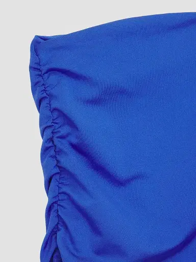 KatieJ NYC Girl's Kannon One-Shoulder Ruched Dress - Cobalt | Thumbnail 3 KatieJ NYC Girl's Kannon One-Shoulder Ruched Dress - Cobalt | Thumbnail 3