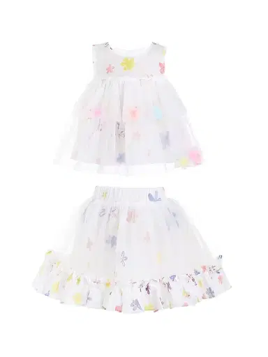 Mimi Tutu Little Girl's Aveloria Skirt Set - White | Thumbnail 1 Mimi Tutu Little Girl's Aveloria Skirt Set - White | Thumbnail 1