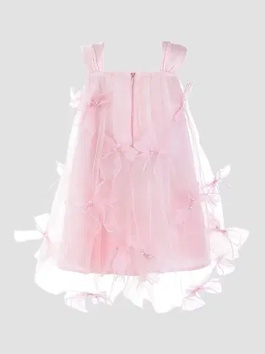 Mimi Tutu Little Girl's Manisa Dress - Pink | Thumbnail 2 Mimi Tutu Little Girl's Manisa Dress - Pink | Thumbnail 2