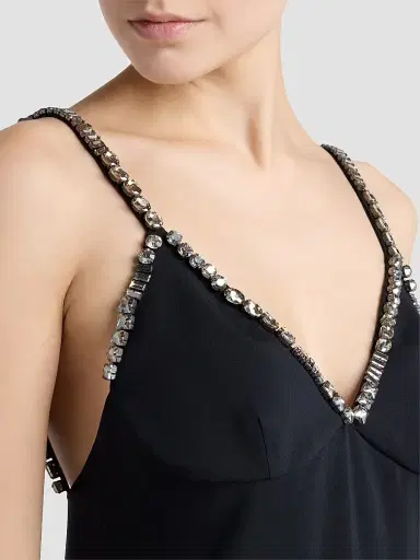 Stella McCartney Women's Embellished Floor-Length Gown - Black | Thumbnail 5 Stella McCartney Women's Embellished Floor-Length Gown - Black | Thumbnail 5
