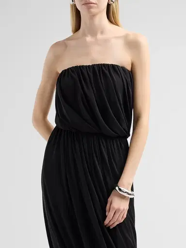 Cinq à Sept Women's Calden Strapless Crop Top - Black - Size XL | Thumbnail 4 Cinq à Sept Women's Calden Strapless Crop Top - Black - Size XL | Thumbnail 4