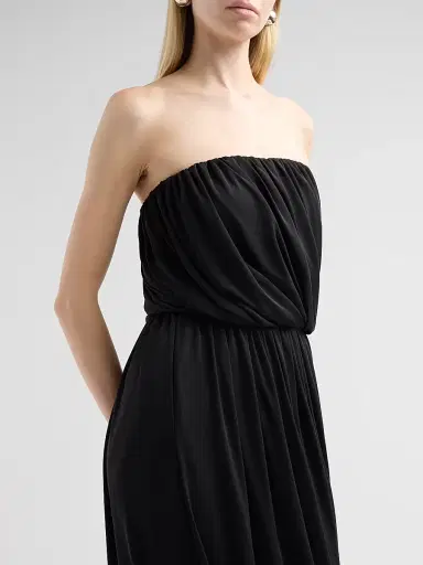 Cinq à Sept Women's Calden Strapless Crop Top - Black - Size XL | Thumbnail 5 Cinq à Sept Women's Calden Strapless Crop Top - Black - Size XL | Thumbnail 5
