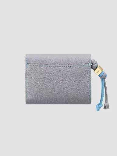 MAISON de SABRÉ Women's Leather Trifold Wallet - Dove Sky | Thumbnail 4 MAISON de SABRÉ Women's Leather Trifold Wallet - Dove Sky | Thumbnail 4