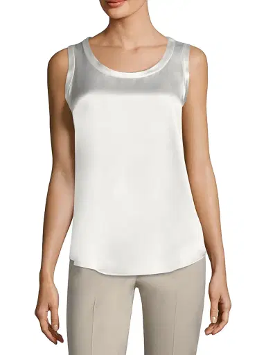 Lafayette 148 New York Women's Reversible Perla Tank | Thumbnail 1 Lafayette 148 New York Women's Reversible Perla Tank | Thumbnail 1