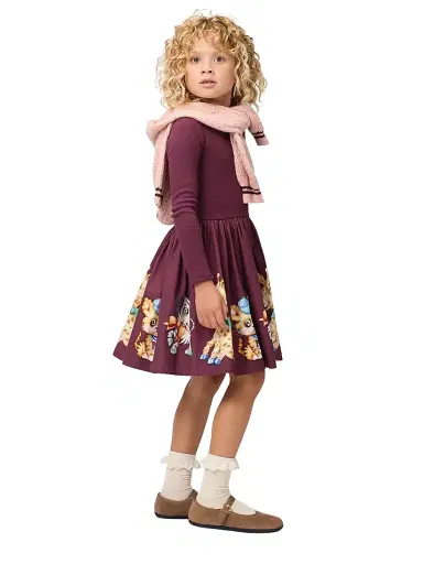 Molo Little Girl's & Girl's Gitta Pointelle-Knit Hoodie - Petal Blush | Thumbnail 3 Molo Little Girl's & Girl's Gitta Pointelle-Knit Hoodie - Petal Blush | Thumbnail 3