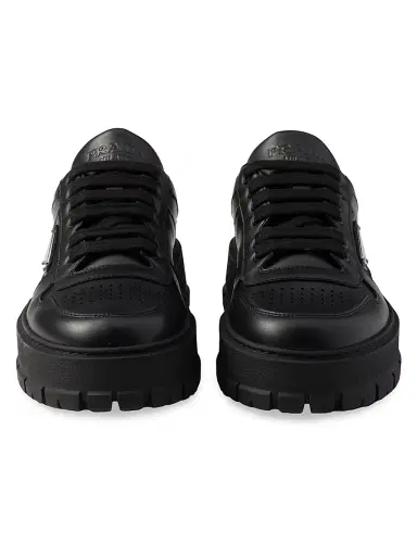 Prada Men's Leather Sneakers | Thumbnail 4 Prada Men's Leather Sneakers | Thumbnail 4
