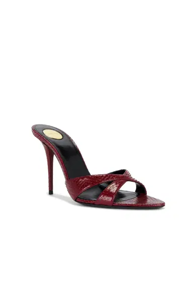 Saint Laurent Kirat Python Mule Sandal | Thumbnail 2 Saint Laurent Kirat Python Mule Sandal | Thumbnail 2