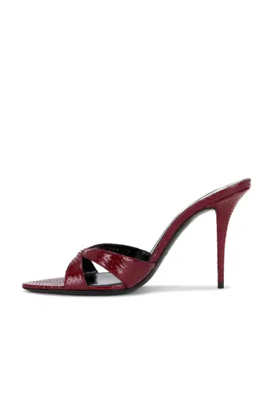 Saint Laurent Kirat Python Mule Sandal | Thumbnail 5 Saint Laurent Kirat Python Mule Sandal | Thumbnail 5