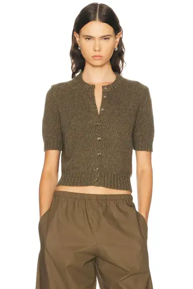KHAITE Nora Cashmere Cardigan | Thumbnail 1 KHAITE Nora Cashmere Cardigan | Thumbnail 1