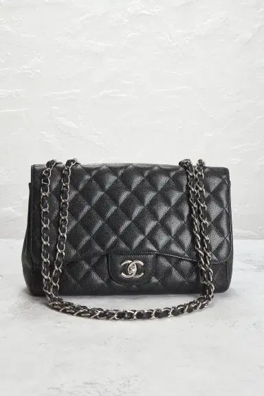 chanel Chanel Caviar Jumbo Classic Flap Bag | Thumbnail 2 chanel Chanel Caviar Jumbo Classic Flap Bag | Thumbnail 2