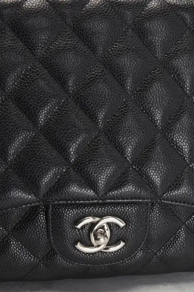 chanel Chanel Caviar Jumbo Classic Flap Bag | Thumbnail 5 chanel Chanel Caviar Jumbo Classic Flap Bag | Thumbnail 5