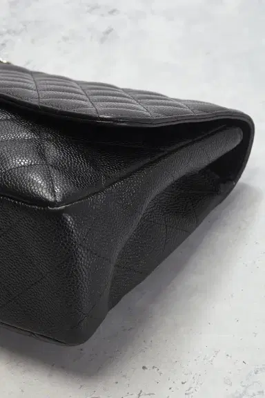 chanel Chanel Caviar Jumbo Classic Flap Bag | Thumbnail 8 chanel Chanel Caviar Jumbo Classic Flap Bag | Thumbnail 8