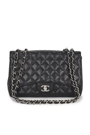 chanel Chanel Caviar Jumbo Classic Flap Bag | Thumbnail 1 chanel Chanel Caviar Jumbo Classic Flap Bag | Thumbnail 1