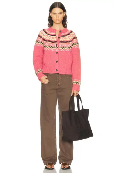 Miu Miu Wool Fairisle Sweater | Thumbnail 4 Miu Miu Wool Fairisle Sweater | Thumbnail 4