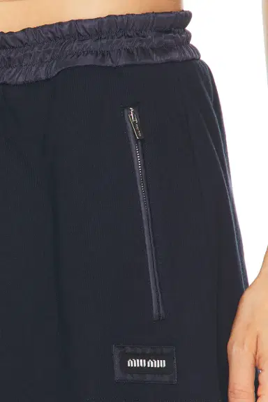 Miu Miu Felpa Nylon Skirt | Thumbnail 6 Miu Miu Felpa Nylon Skirt | Thumbnail 6