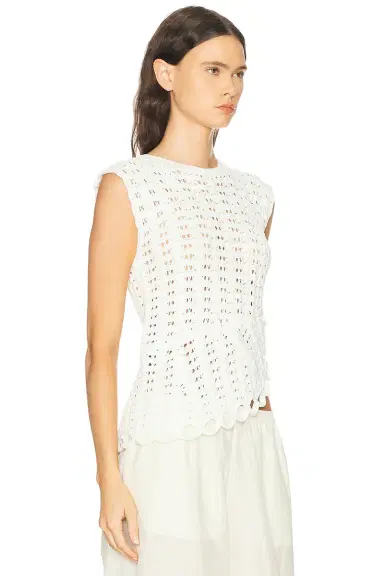 Loulou de Saison Saez Asymmetric Sleeveless Top | Thumbnail 2 Loulou de Saison Saez Asymmetric Sleeveless Top | Thumbnail 2