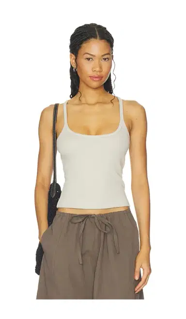 ENZA COSTA Cotton Rib Cami Tank | Thumbnail 1 ENZA COSTA Cotton Rib Cami Tank | Thumbnail 1