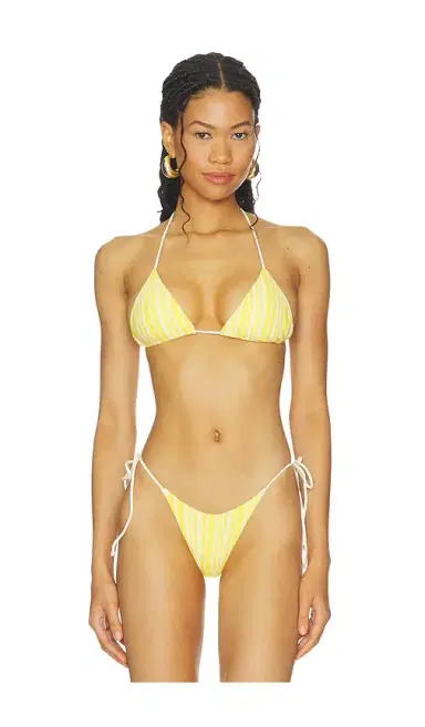 Indah Calista Triangle Halter Bikini Top | Thumbnail 1 Indah Calista Triangle Halter Bikini Top | Thumbnail 1