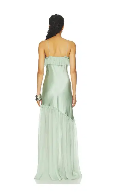Ulla Johnson Elaria Cami Silk Gown With Lace Up | Thumbnail 3 Ulla Johnson Elaria Cami Silk Gown With Lace Up | Thumbnail 3