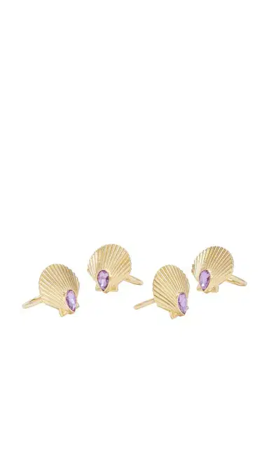 Frasier Sterling Shell Beach Napkin & Ring Set | Thumbnail 2 Frasier Sterling Shell Beach Napkin & Ring Set | Thumbnail 2