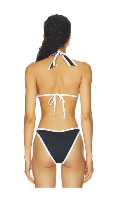 POST SWIM Lolo Contrast Halter Bikini Top | Thumbnail 3 POST SWIM Lolo Contrast Halter Bikini Top | Thumbnail 3