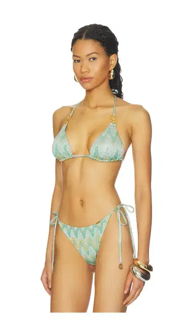 Luli Fama Lucid Waters Seamless Rings Triangle Top | Thumbnail 2 Luli Fama Lucid Waters Seamless Rings Triangle Top | Thumbnail 2