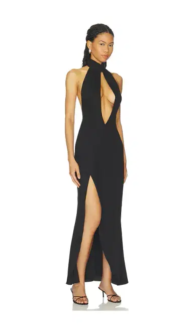 Guizio Suki Halter Neck Gown | Thumbnail 2 Guizio Suki Halter Neck Gown | Thumbnail 2