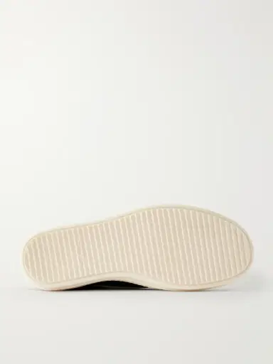Rick Owens Vintage Full-Grain Leather-Trimmed Suede and Rubber Sneakers - Men | Thumbnail 3 Rick Owens Vintage Full-Grain Leather-Trimmed Suede and Rubber Sneakers - Men | Thumbnail 3