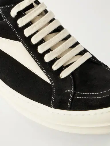 Rick Owens Vintage Full-Grain Leather-Trimmed Suede and Rubber Sneakers - Men | Thumbnail 5 Rick Owens Vintage Full-Grain Leather-Trimmed Suede and Rubber Sneakers - Men | Thumbnail 5
