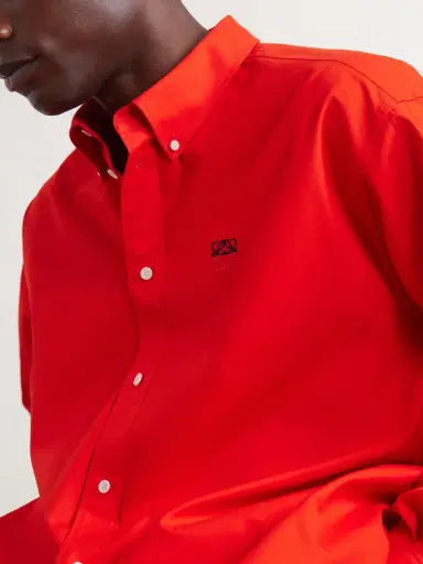 Loewe Anagram-Embroidered Cotton Shirt - Men | Thumbnail 5 Loewe Anagram-Embroidered Cotton Shirt - Men | Thumbnail 5