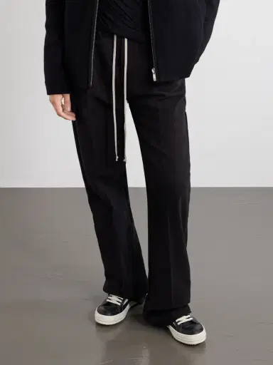 Rick Owens Vintage Suede-Trimmed Leather and Rubber Sneakers - Men | Thumbnail 2 Rick Owens Vintage Suede-Trimmed Leather and Rubber Sneakers - Men | Thumbnail 2