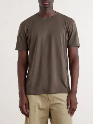 Tom Ford Lyocell and Cotton-Blend T-Shirt - Men | Thumbnail 3 Tom Ford Lyocell and Cotton-Blend T-Shirt - Men | Thumbnail 3