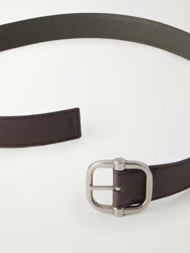 Loewe 3.5cm Reversible Full-Grain Leather Belt - Men | Thumbnail 3 Loewe 3.5cm Reversible Full-Grain Leather Belt - Men | Thumbnail 3