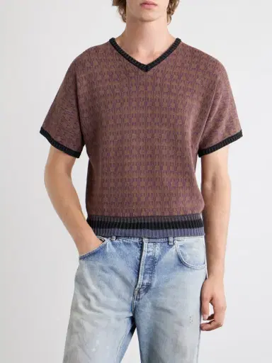 Enfants Riches Déprimés Vienna Cotton-Jacquard Sweater - Men | Thumbnail 3 Enfants Riches Déprimés Vienna Cotton-Jacquard Sweater - Men | Thumbnail 3