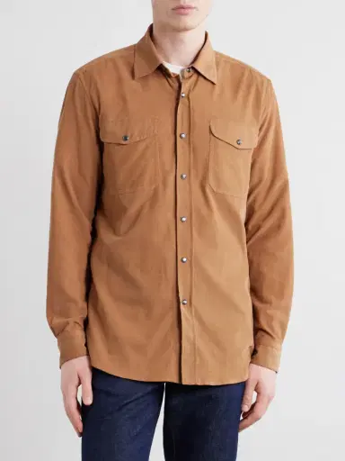 Caruso Cotton-Corduroy Shirt - Men | Thumbnail 3 Caruso Cotton-Corduroy Shirt - Men | Thumbnail 3