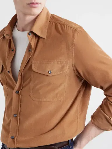 Caruso Cotton-Corduroy Shirt - Men | Thumbnail 5 Caruso Cotton-Corduroy Shirt - Men | Thumbnail 5