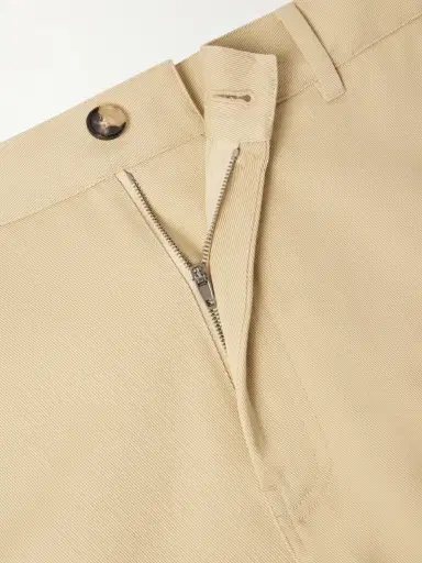 Loewe Logo-Embroidered Wide-Leg Cotton-Blend Drill Trousers - Men | Thumbnail 6 Loewe Logo-Embroidered Wide-Leg Cotton-Blend Drill Trousers - Men | Thumbnail 6