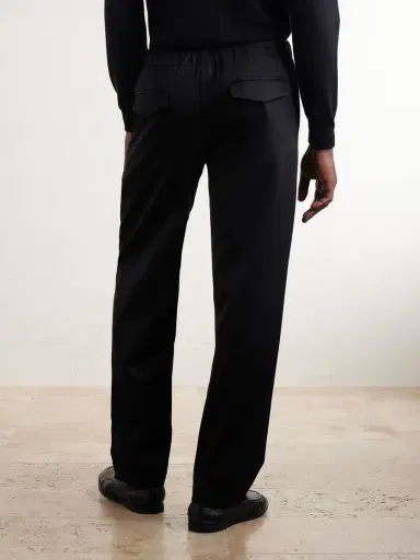 Lardini Mid-rise Straight-Leg Wool-Twill Suit Trousers - Men | Thumbnail 4 Lardini Mid-rise Straight-Leg Wool-Twill Suit Trousers - Men | Thumbnail 4