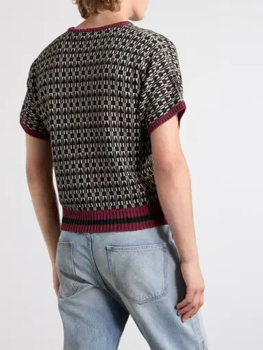 Enfants Riches Déprimés Vienna Cotton-Jacquard Sweater - Men | Thumbnail 4 Enfants Riches Déprimés Vienna Cotton-Jacquard Sweater - Men | Thumbnail 4