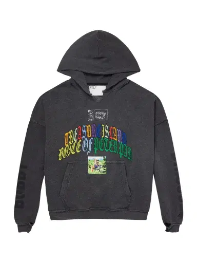 Paly Hollywood Bobby Driscoll Embroidered Printed Cotton-Blend Jersey Hoodie - Men | Thumbnail 1 Paly Hollywood Bobby Driscoll Embroidered Printed Cotton-Blend Jersey Hoodie - Men | Thumbnail 1