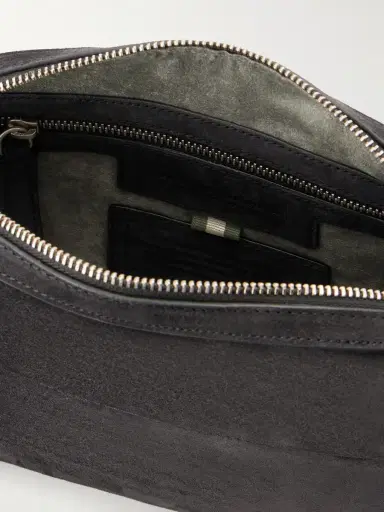 Officine Creative Quentin 25 Suede Messenger Bag - Men | Thumbnail 6 Officine Creative Quentin 25 Suede Messenger Bag - Men | Thumbnail 6
