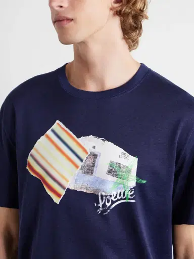 Loewe Paula's Ibiza Patch-Appliqué Cotton-Blend Jersey T-Shirt - Men | Thumbnail 5 Loewe Paula's Ibiza Patch-Appliqué Cotton-Blend Jersey T-Shirt - Men | Thumbnail 5